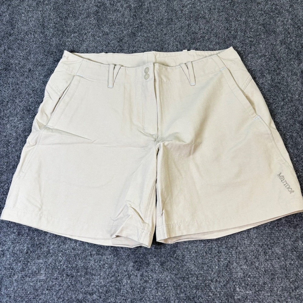 Marmot Women's Tan Hiking Outdoor Casual Shorts Size 8 Khaki NWOT